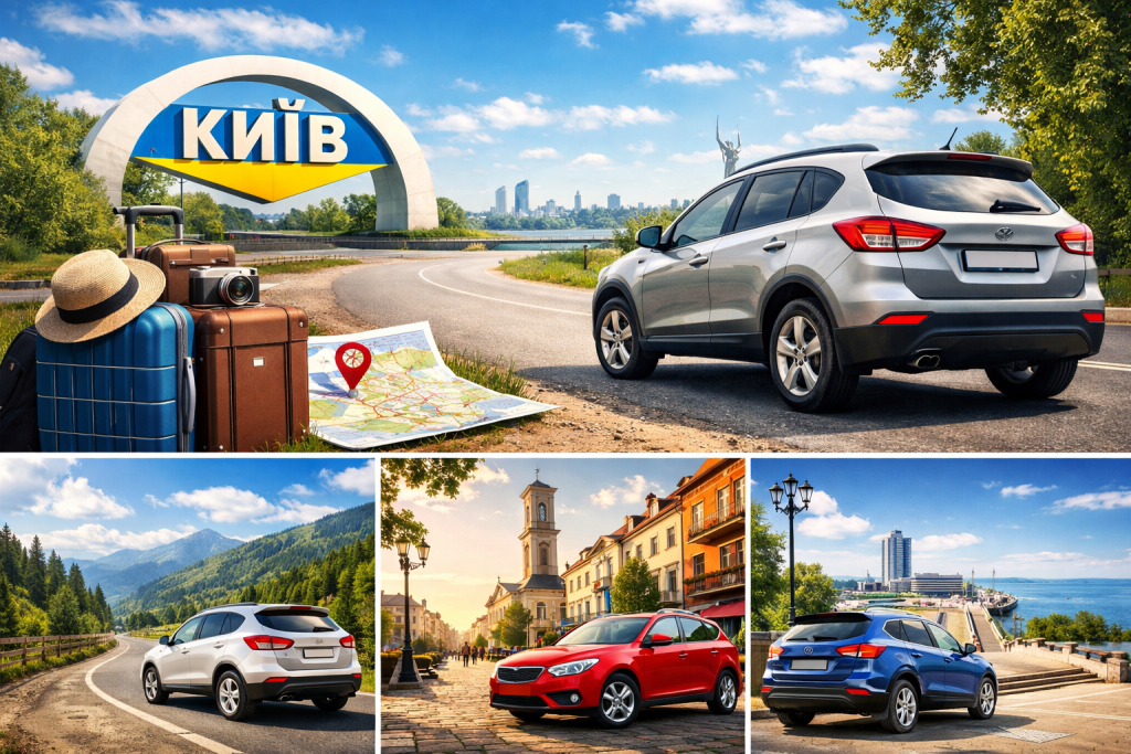 на вихідні з Києва на орендованому авто